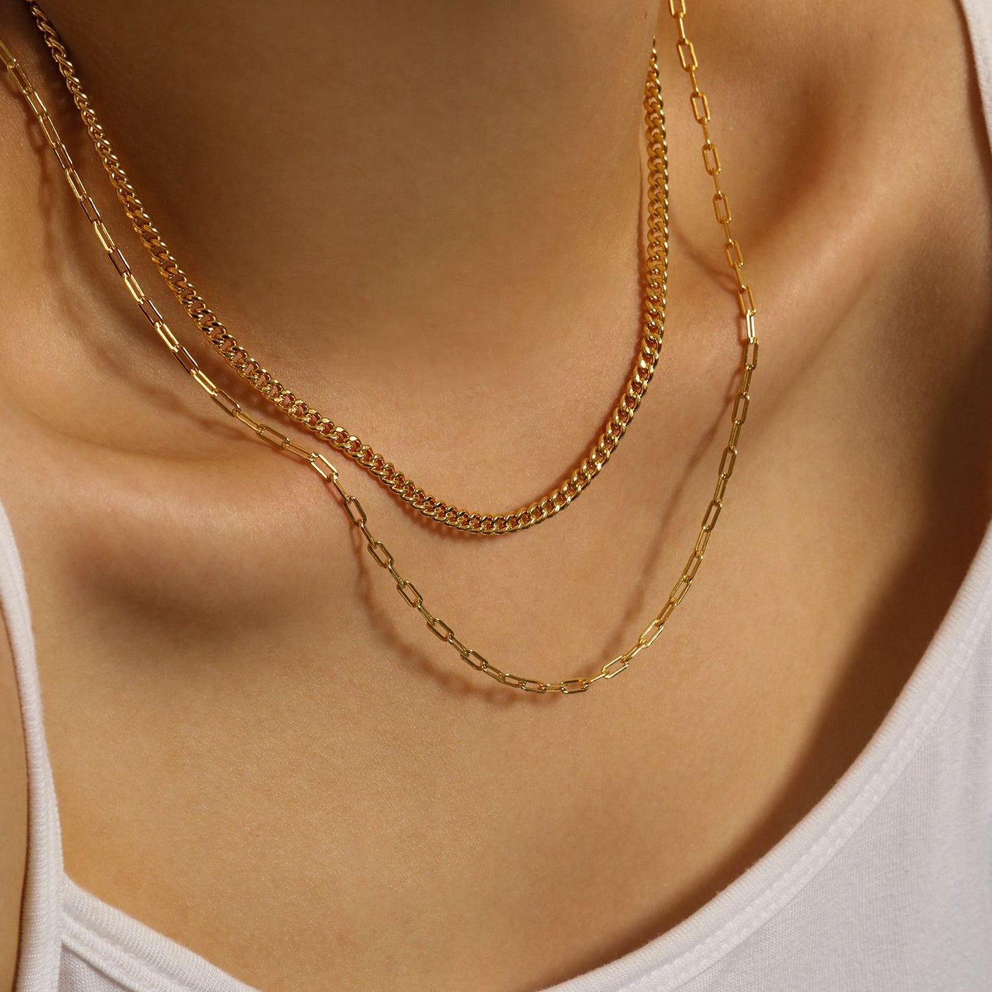 PAPERCLIP CHAIN NECKLACE